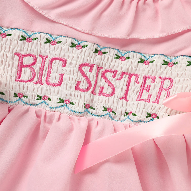 BIG SISTER dress with Ruffles and Bows