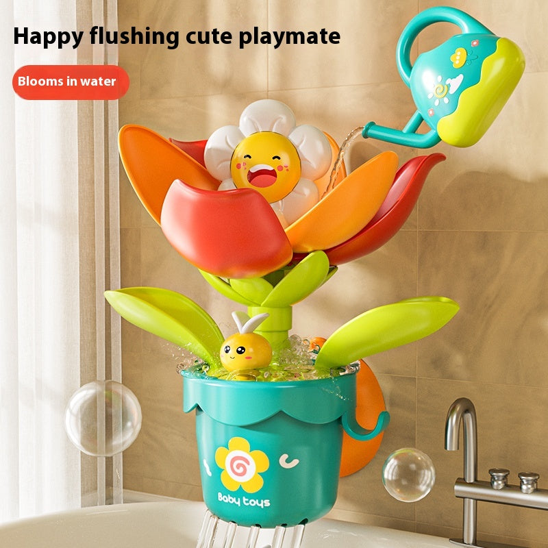 Interactive Blooming Flower Bath Toy