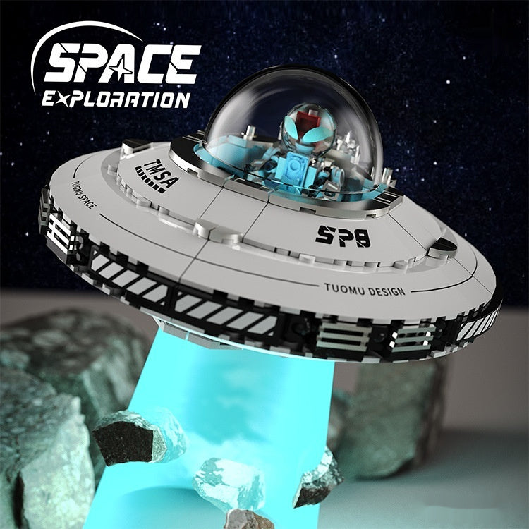 UFO Alien Spaceship Building Blocks