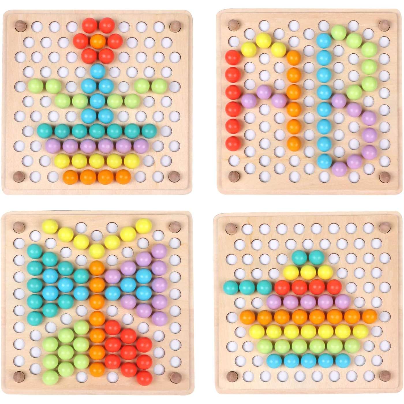 Montessori Learning Color Sorting Stacking Matching Toys For Toddlers