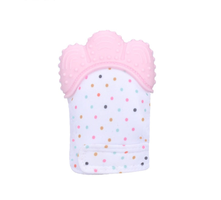 Baby teether silicone molar glove