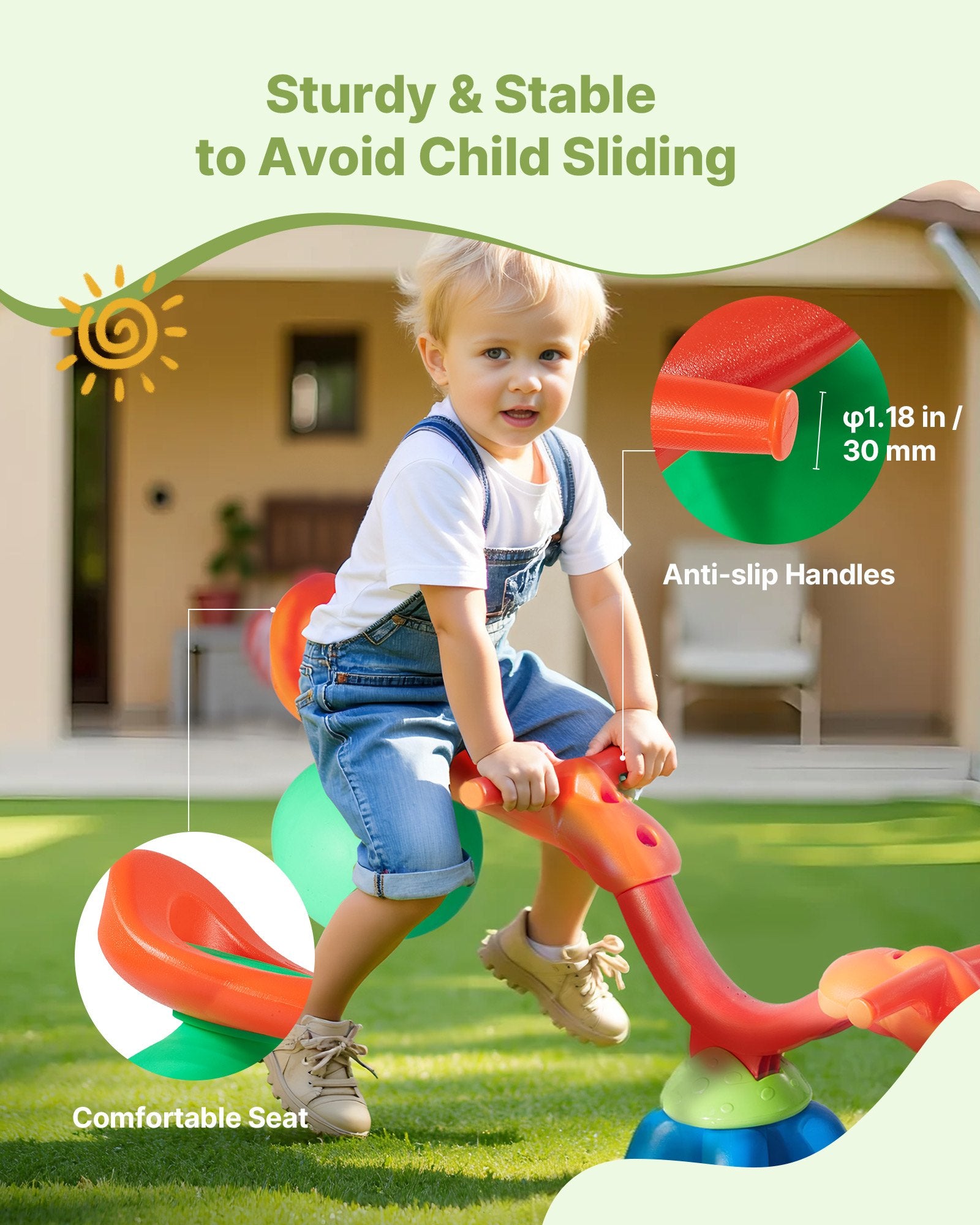 Smaller Kids Rotating Teeter Totter Aged 3+