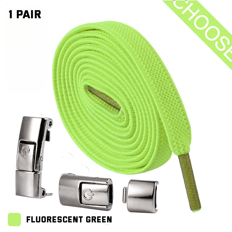 Press Lock Elastic Shoelaces