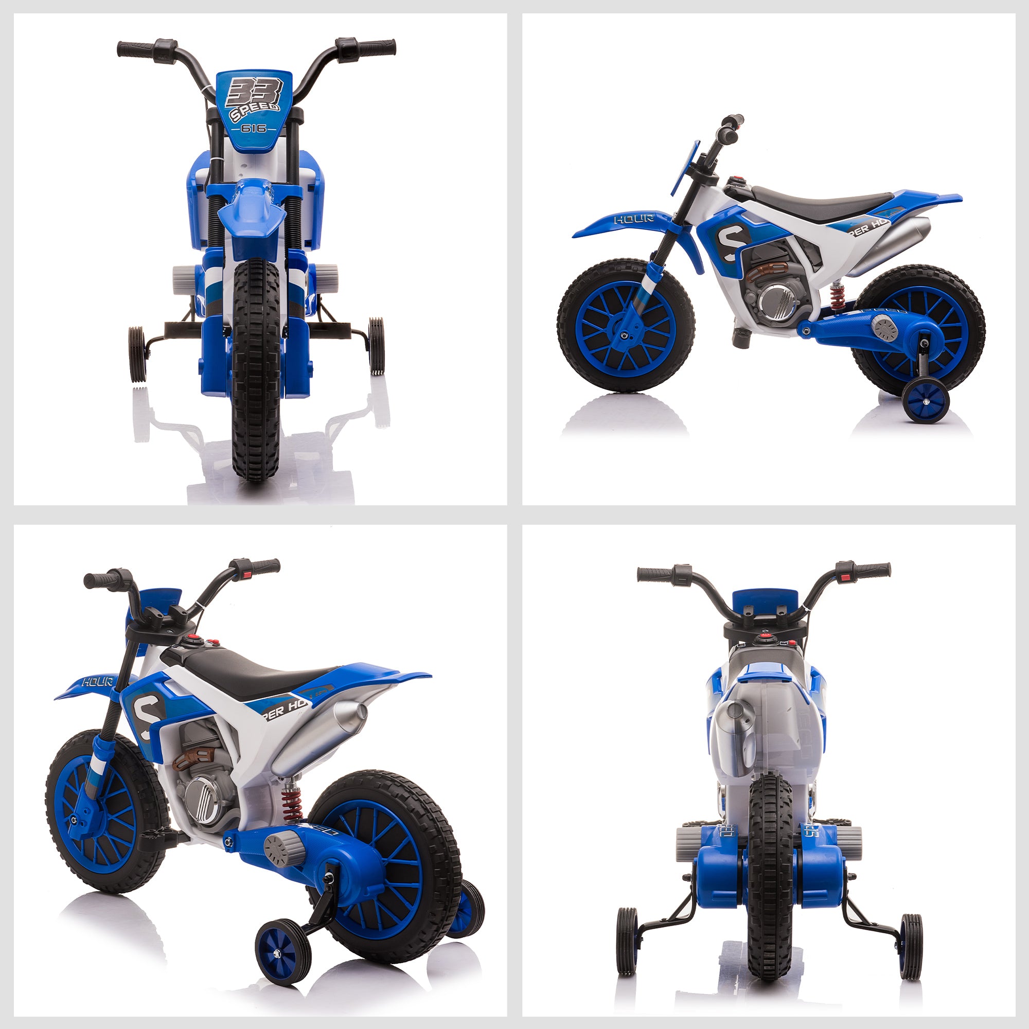 12V Kids Motorcycle w/ Treaded Tires