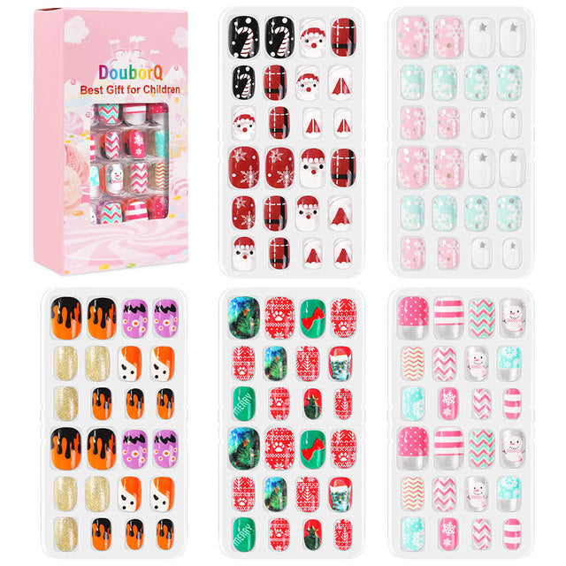New Cartoon Candy Children's Nails- 5 packs