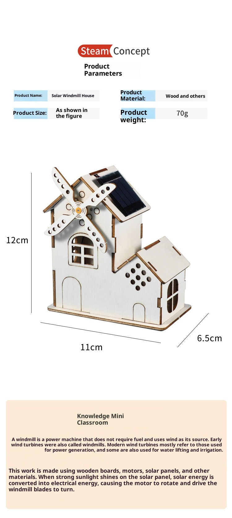 STEM Kit - Solar Windmill