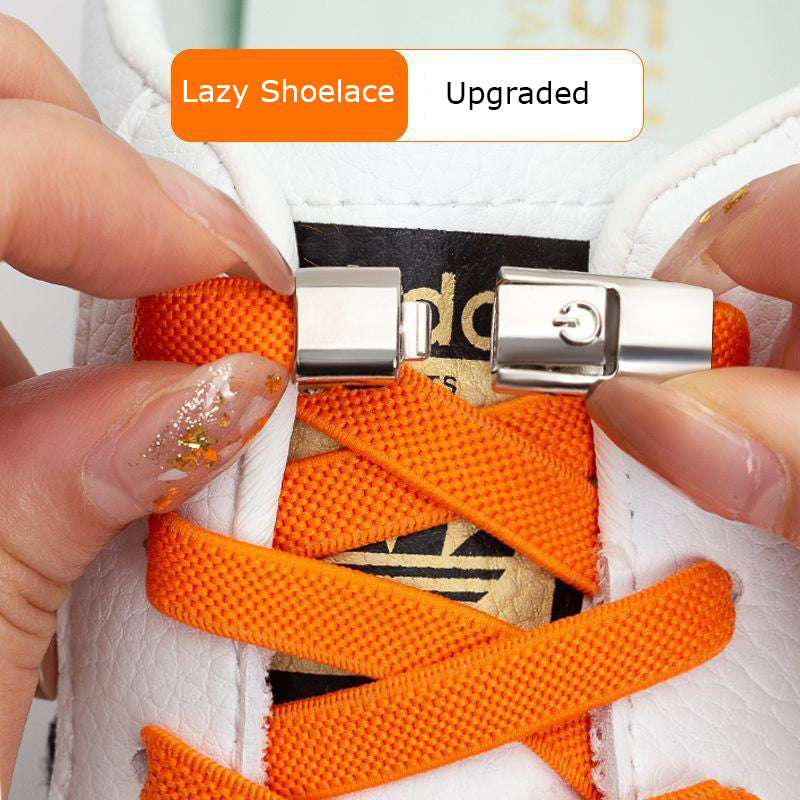 Press Lock Elastic Shoelaces