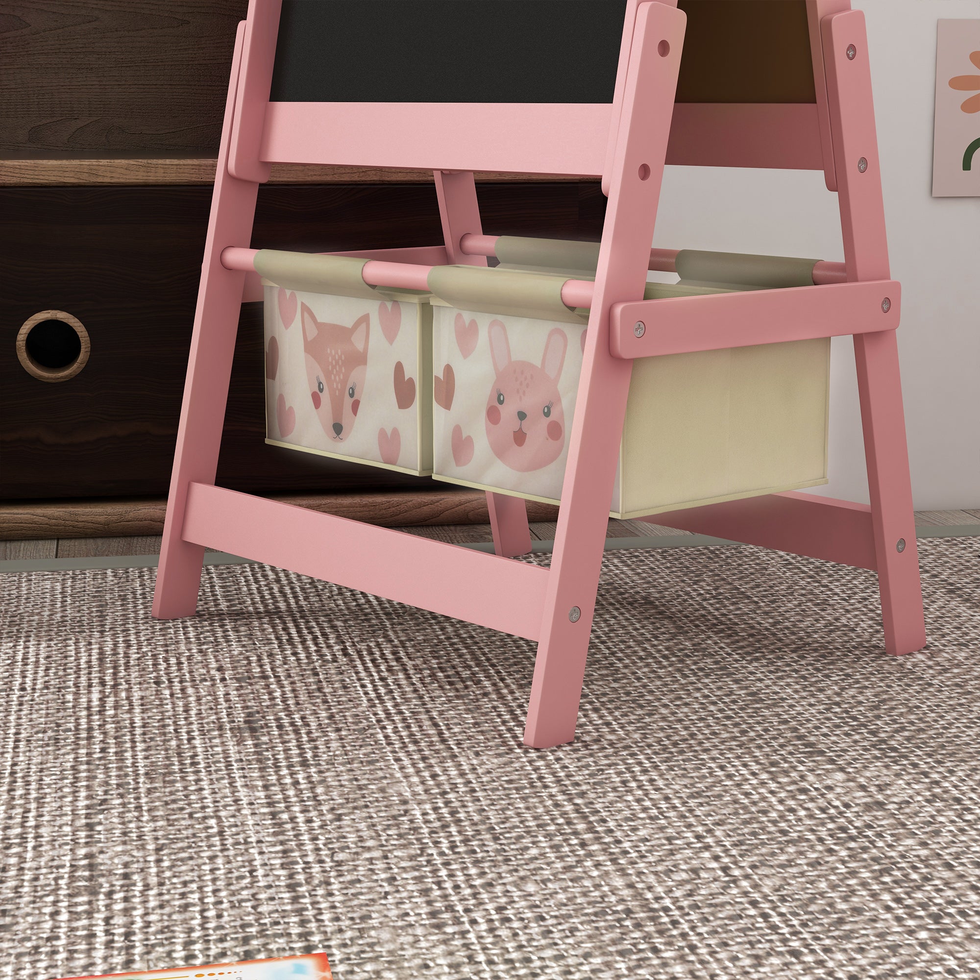 3 in 1 Art Easel with Storage