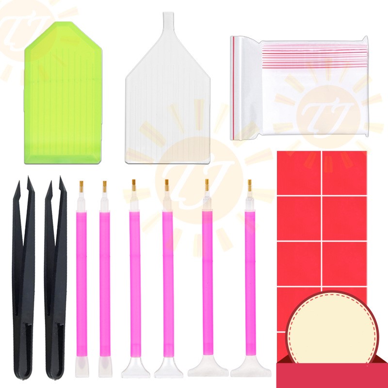 Diamond painting tool set