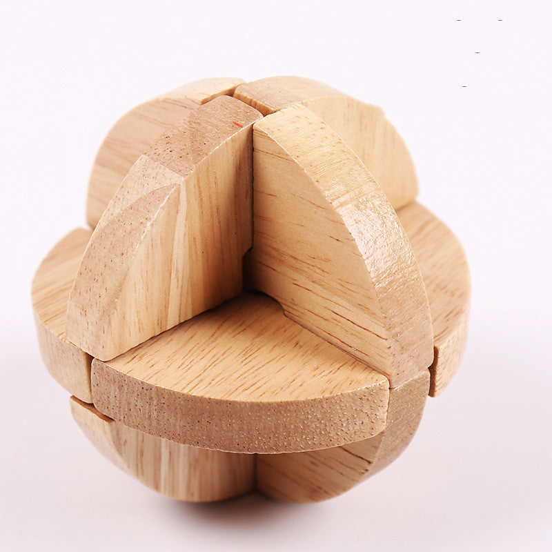 Beech Wood Kongming Lock Puzzle