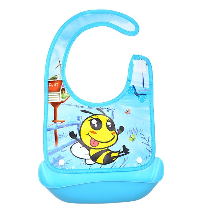 Cartoon Waterproof silicone Bib