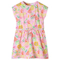 Girls Pink Cotton Dress