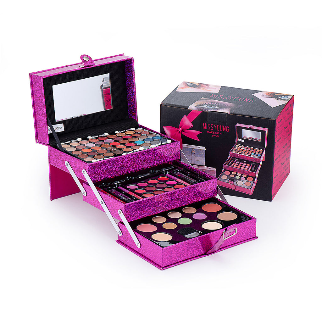 Eyeshadow Palette Lipstick Blush Set