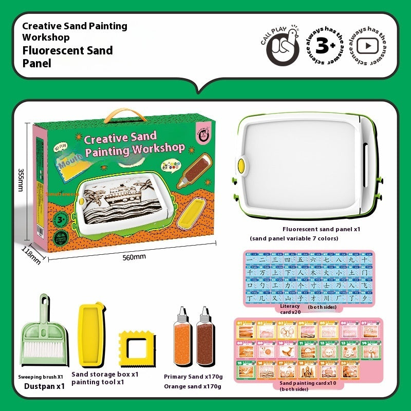 Fluorescent Sand Painting Box