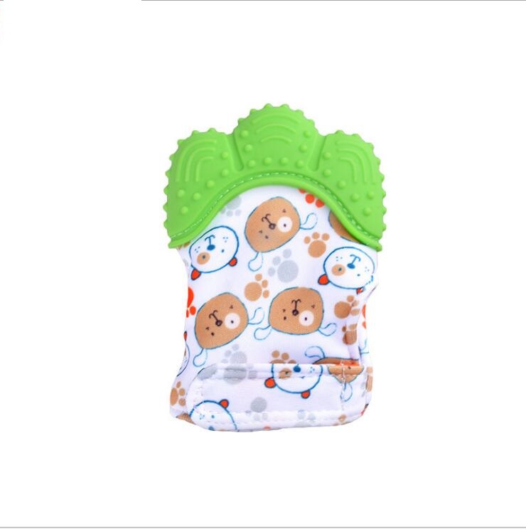 Baby teether silicone molar glove