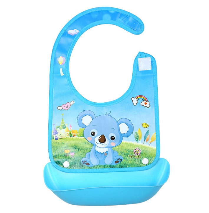 Cartoon Waterproof silicone Bib