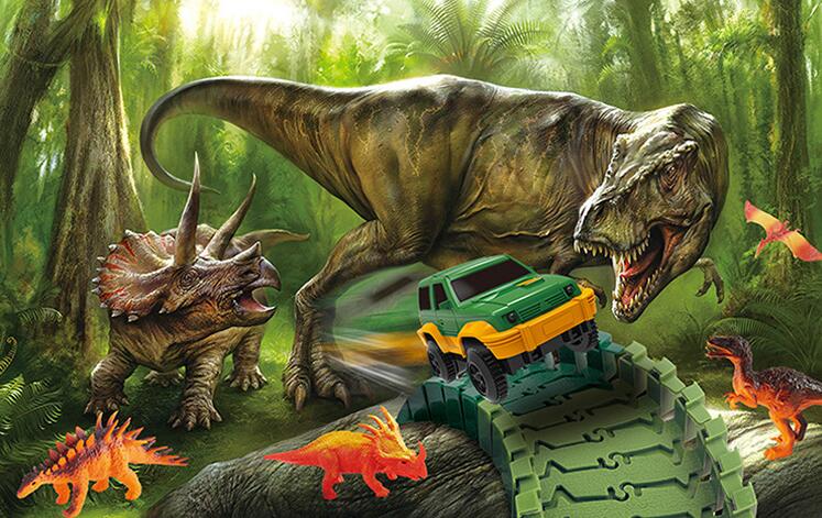 Dinosaur Flexible Racetrack