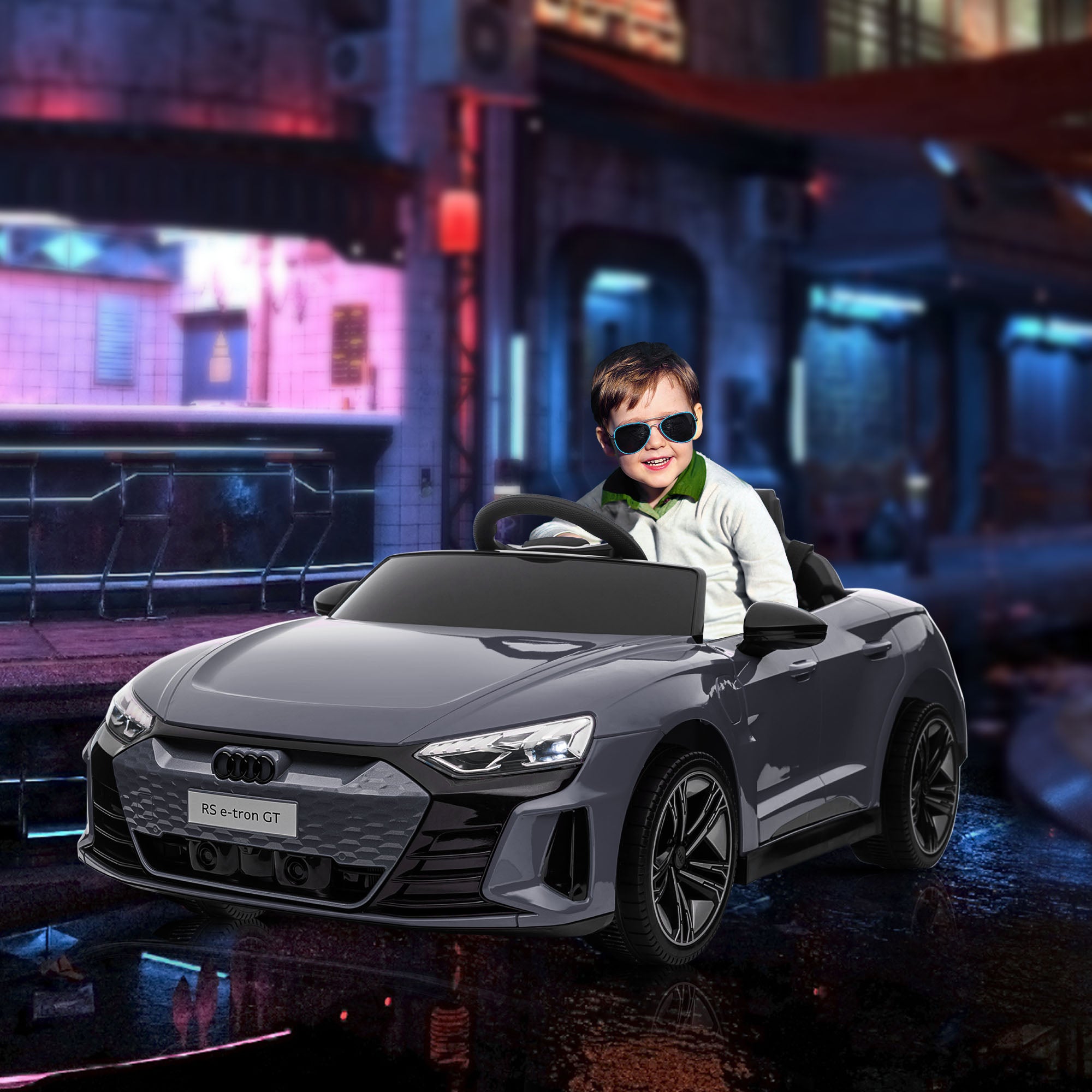 12V Licensed Audi RS E-tron GT Kids Ride on Car with Remote Control