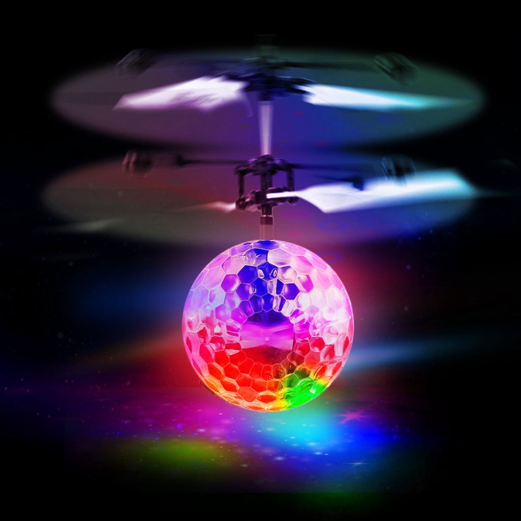Drone Helicopter Ball LED Light Kids Flying Toy