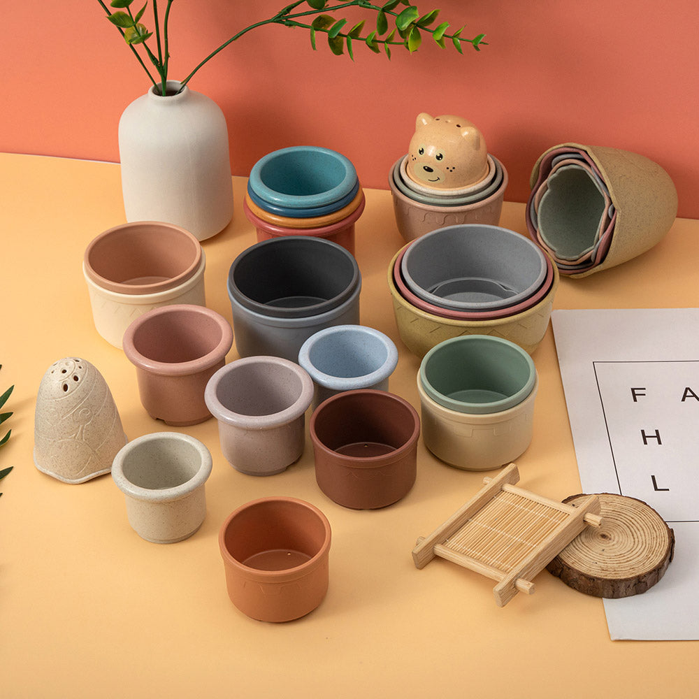 Baby Stacking Silicone Cups