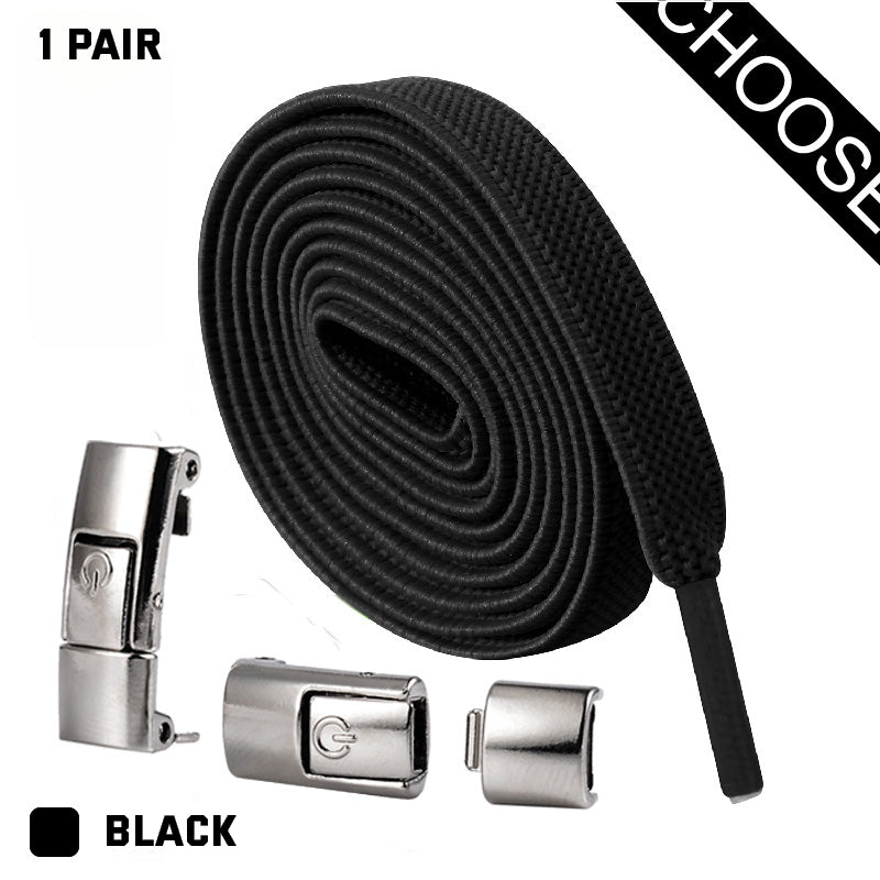 Press Lock Elastic Shoelaces