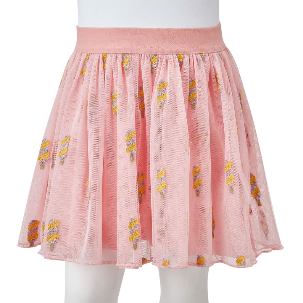 Children's skirt with tulle