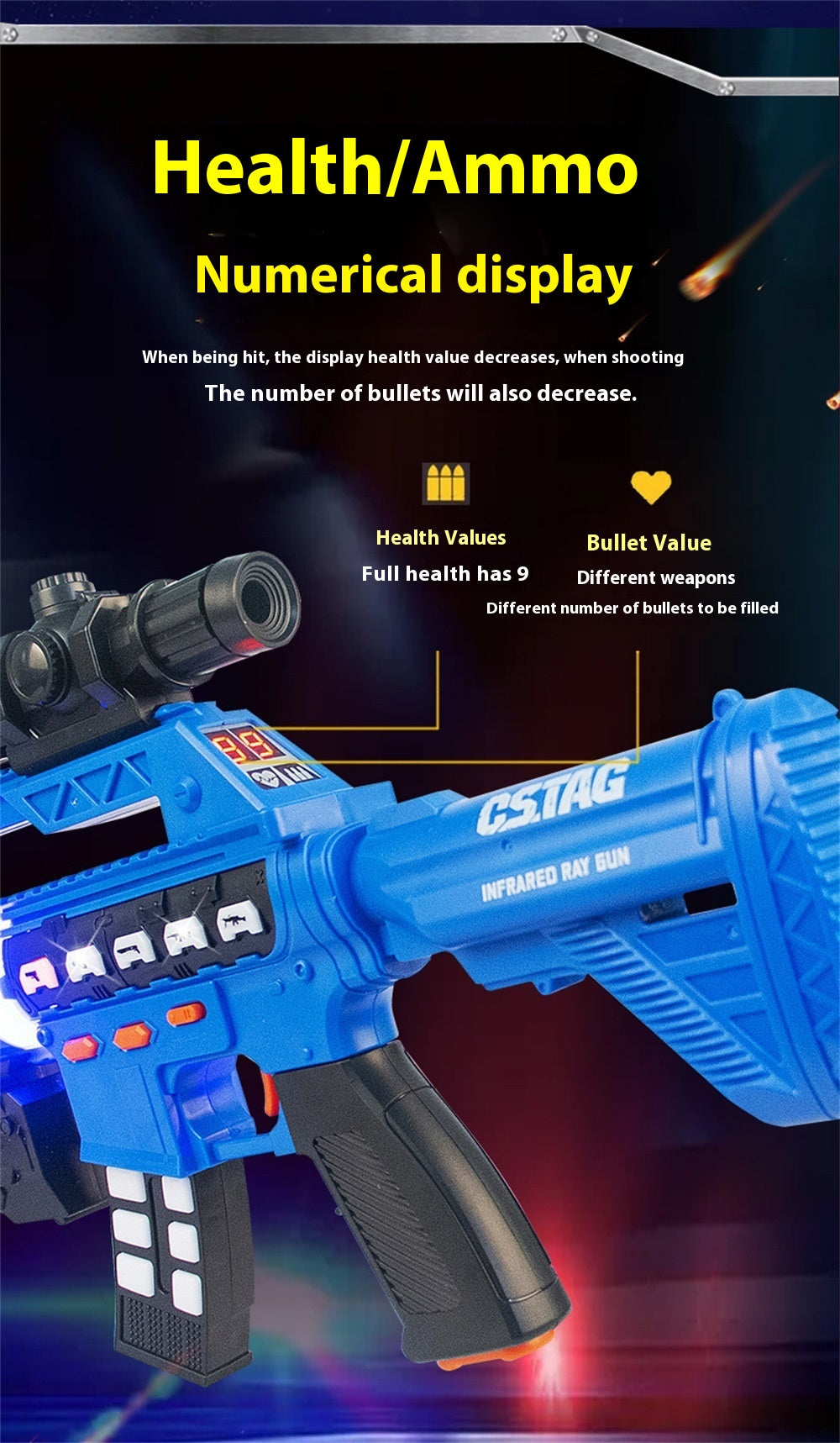 Multi-player Battle Infrared Laser Gun