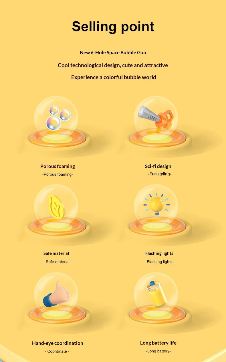 Handheld Electric Bubble Maker