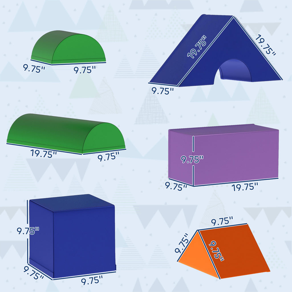 11-Piece Kids Crawl and Climb Activity Play Set