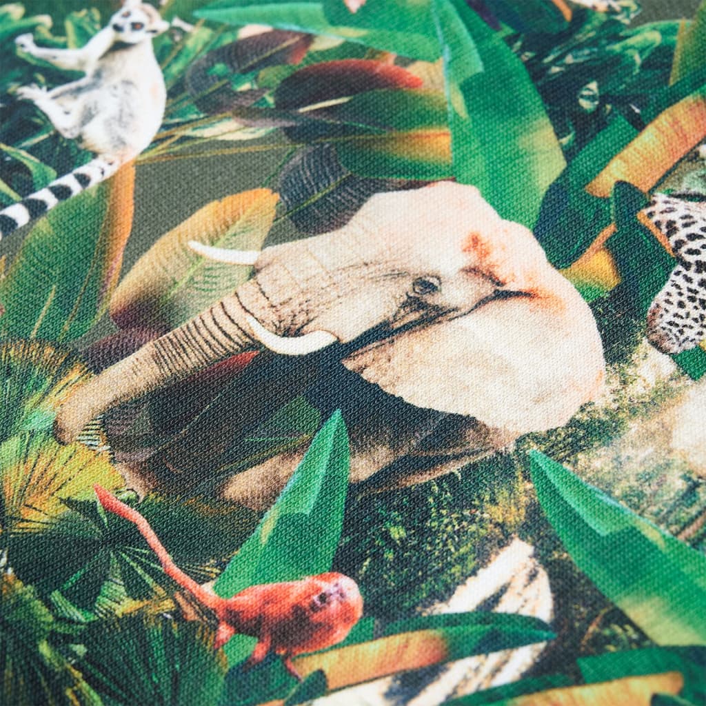 Children's sweatshirt jungle motif