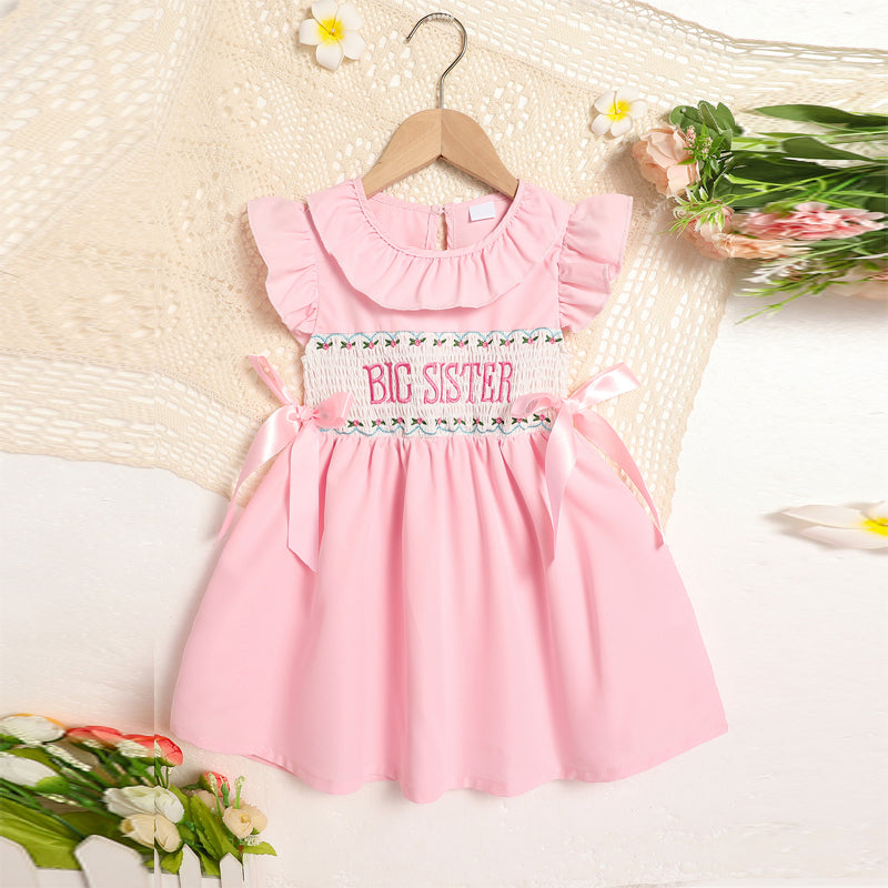 BIG SISTER dress with Ruffles and Bows