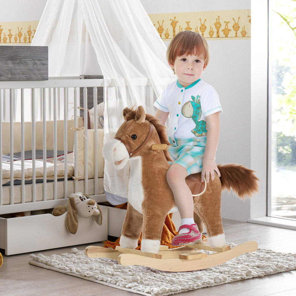 Rocking Horse with Sounds, Moving Mouth, Wagging Tail