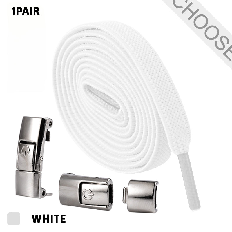 Press Lock Elastic Shoelaces