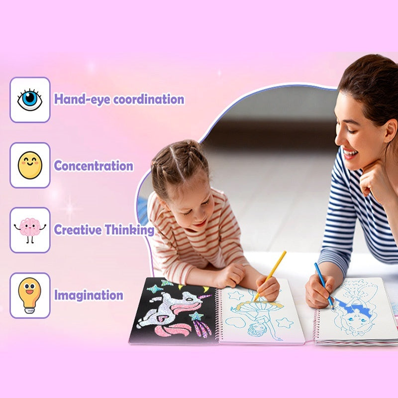 Kids Foil Art Craft DIY Creative Activity Set