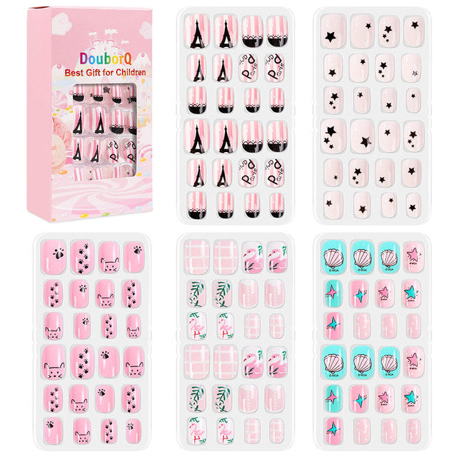 New Cartoon Candy Children's Nails- 5 packs