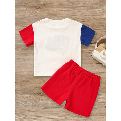 Baby Boy 4th Of July Outfit Set