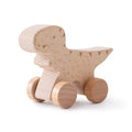 Wooden Dino Car
