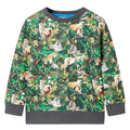 Children's sweatshirt jungle motif