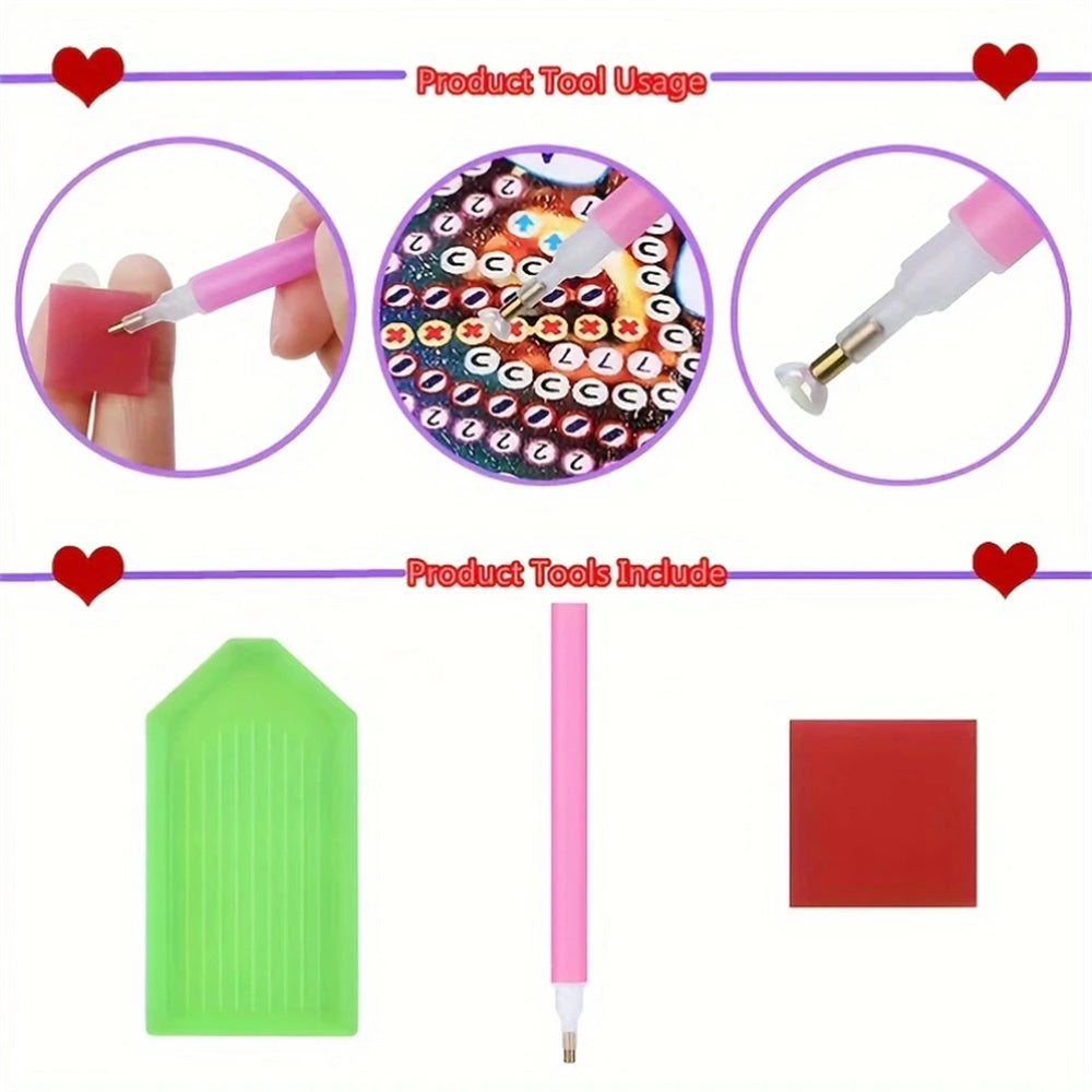DIY Diamond Painting Keychain Kit - Trucks