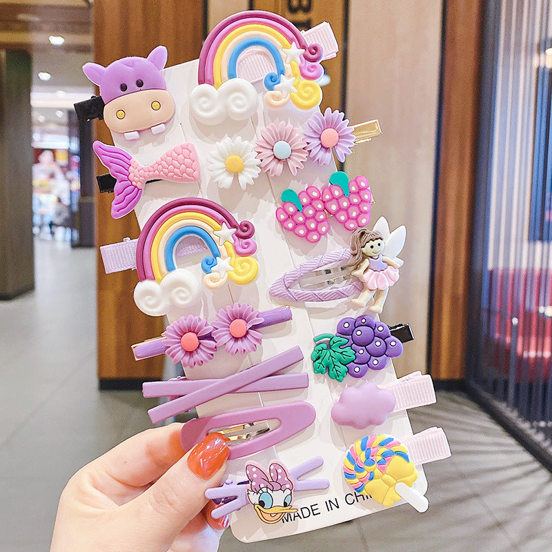 14pc Baby/Toddler/Kids Butterfly Clip Set