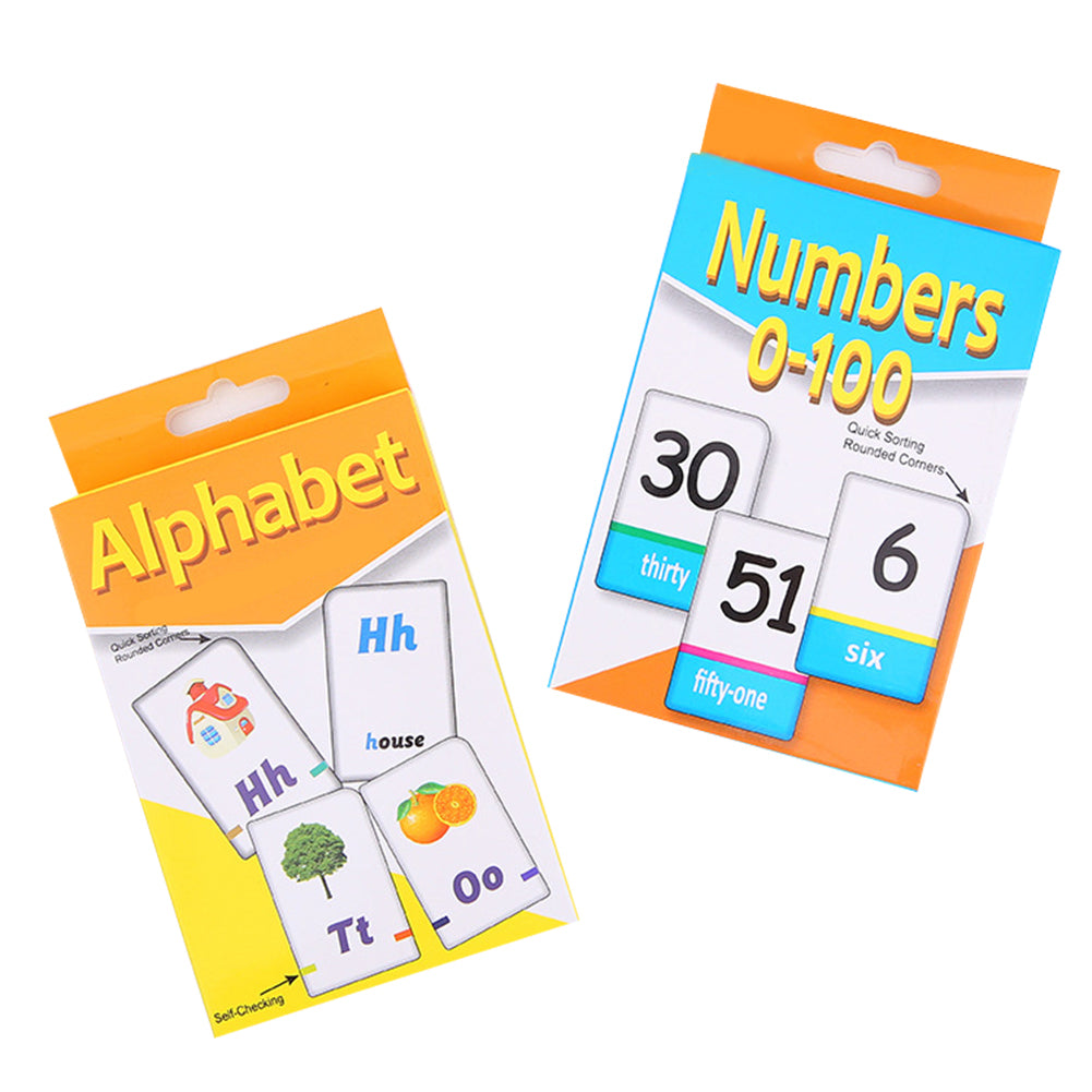 Children's Alphabet & Numbers to 100 Flash Cards