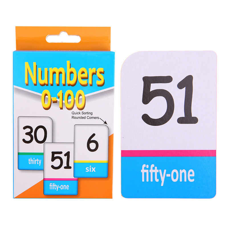 Children's Alphabet & Numbers to 100 Flash Cards