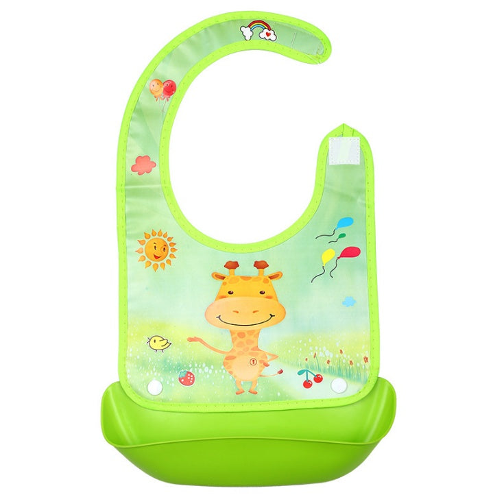 Cartoon Waterproof silicone Bib