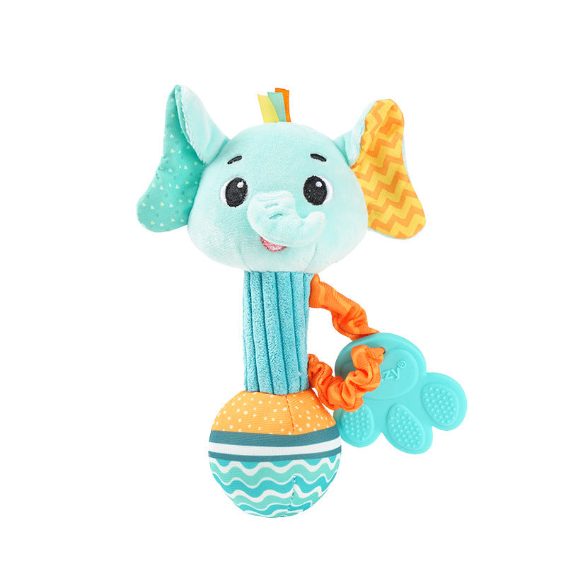 Plush Baby Handbell Rattle