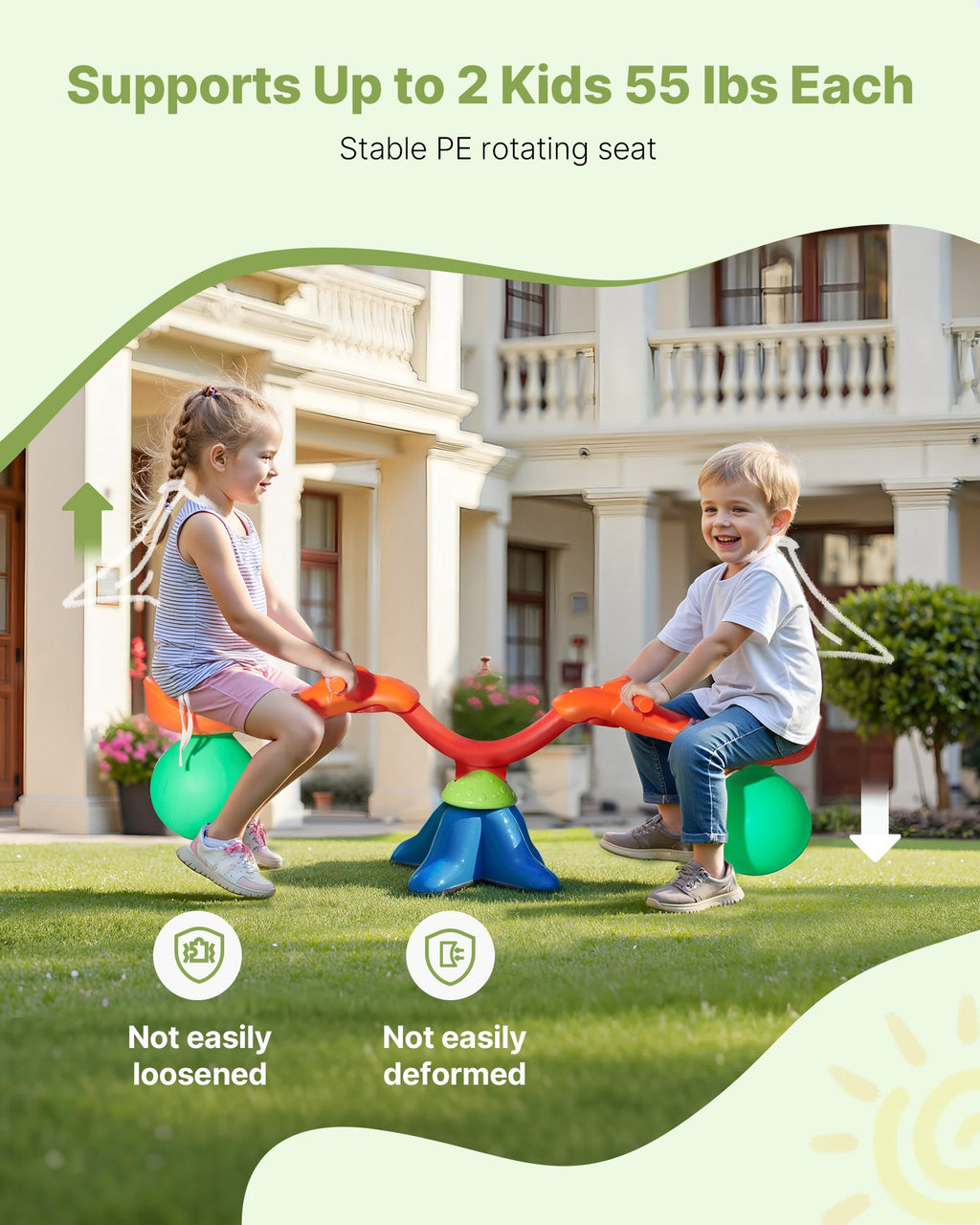 Smaller Kids Rotating Teeter Totter Aged 3+