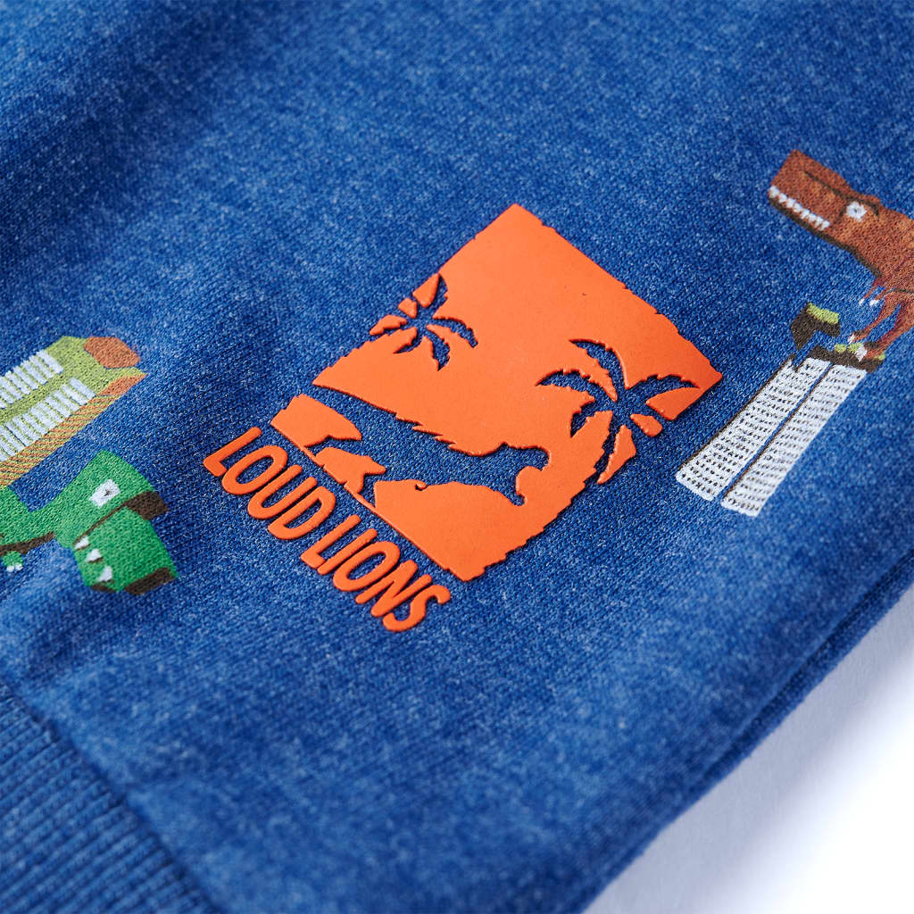 Children's Sweatshirt, Dark Blue Melange