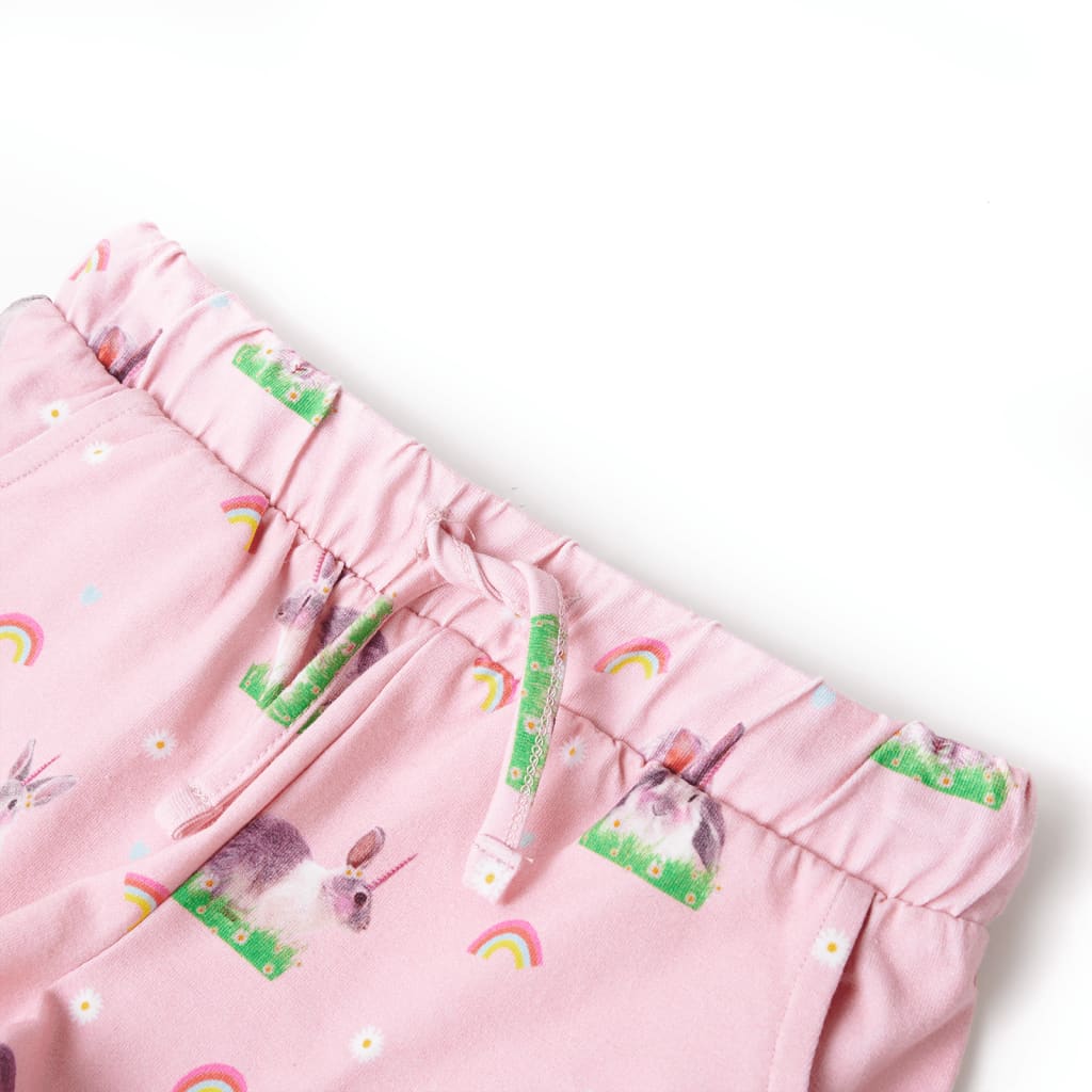 Girls shorts with drawstring