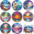 DIY Diamond Art Coaster Set - Landscapes