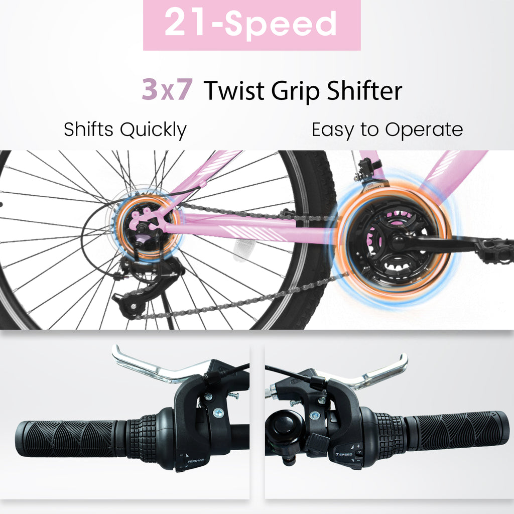 Pink Mountain Bike 24/26 Inch