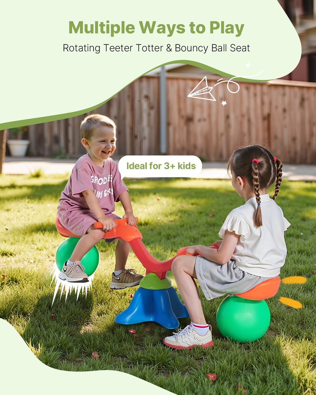 Smaller Kids Rotating Teeter Totter Aged 3+